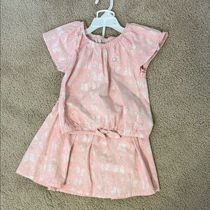 Calvin Klein Jeans Pink Butterfly 2 Piece Outfit